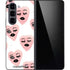Bouffants and Broken Hearts Winking Hearts Galaxy Z Fold5 5G Skin